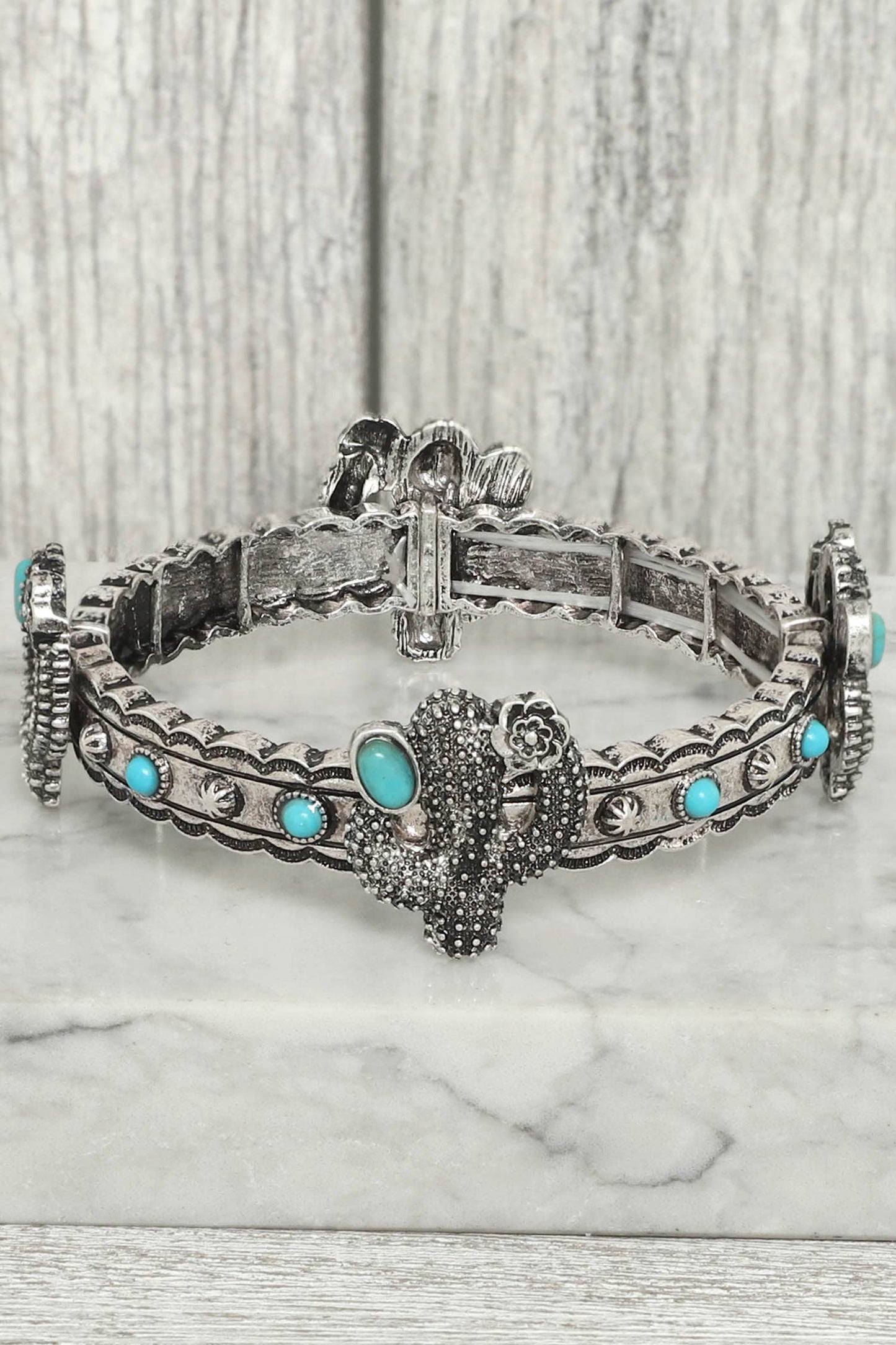 Cactus Concho Stretch Bracelet