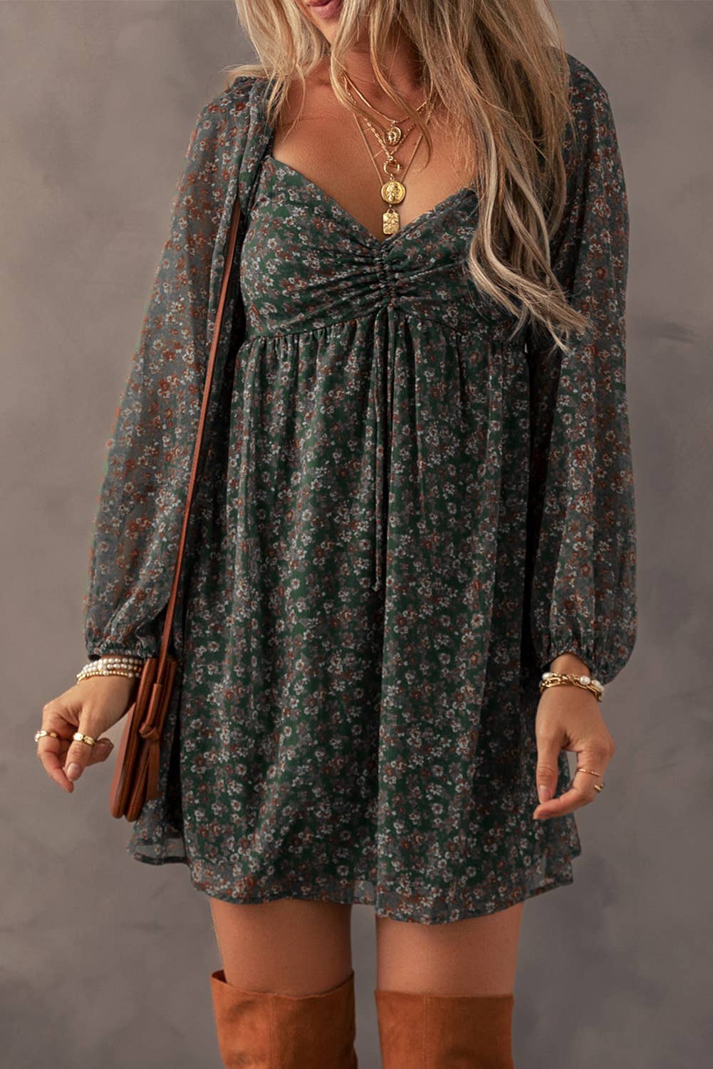Floral Sweetheart Dress