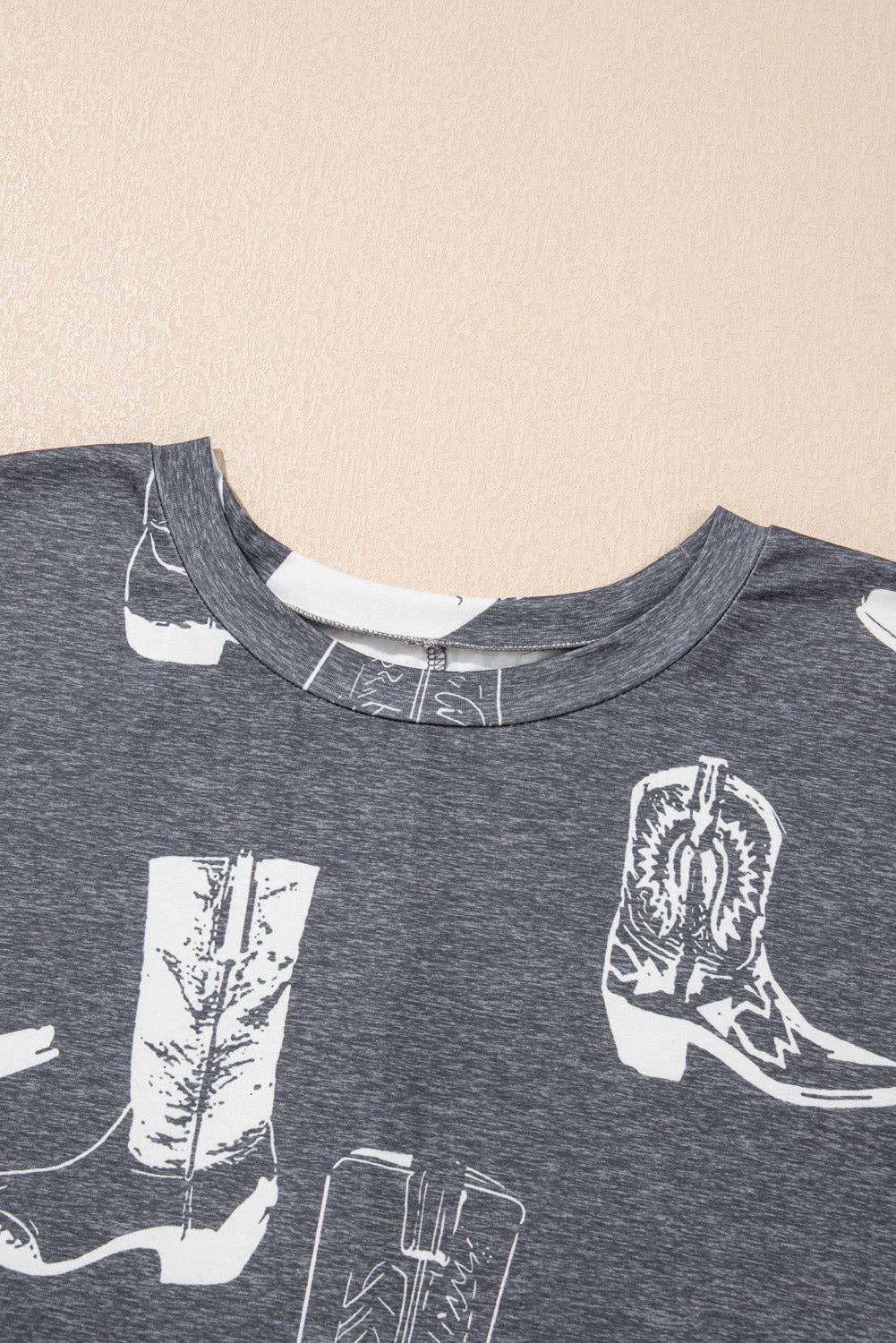 Western Boots Graphic Plus Size Tee