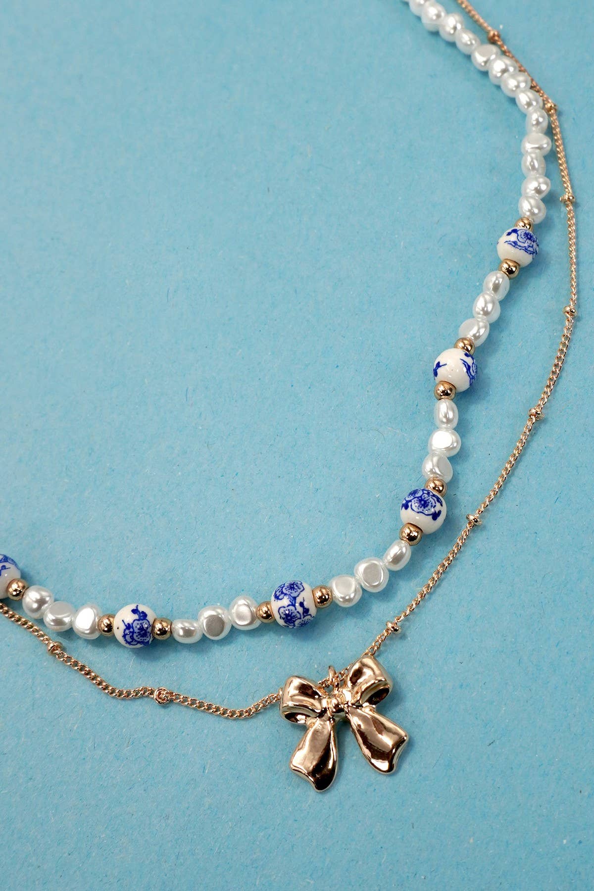 Ceramic Porcelain Pearl Bow