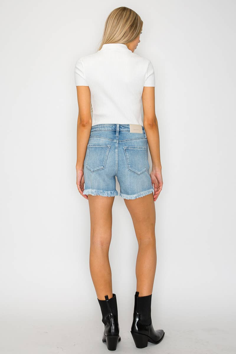 High Rise Crossover Shorts