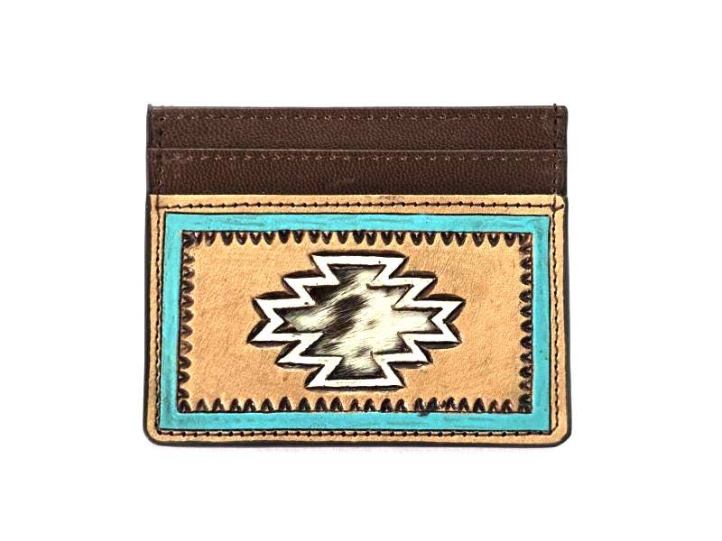 Western Tooled Genuine Leather Card Holder
