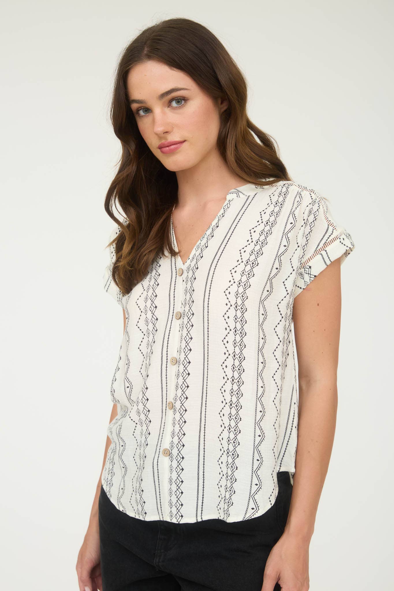 GEO TRAIL BLOUSE