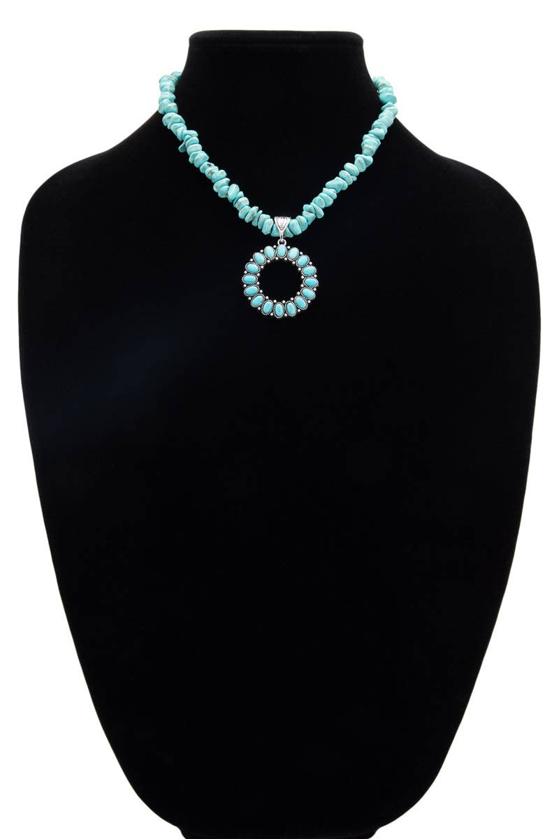 WESTERN HALO NECKLACE
