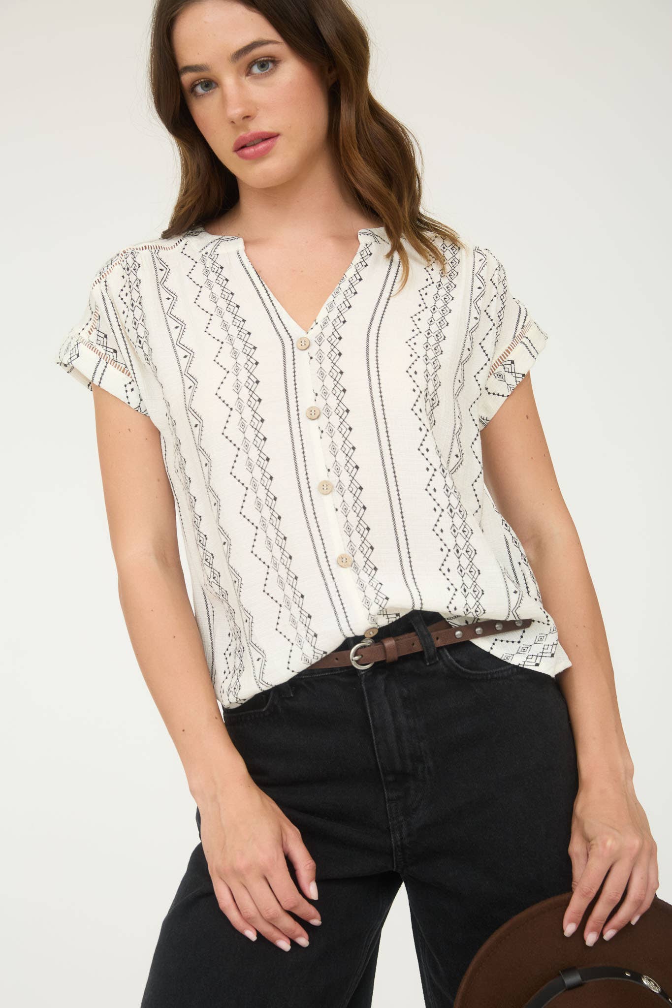 GEO TRAIL BLOUSE