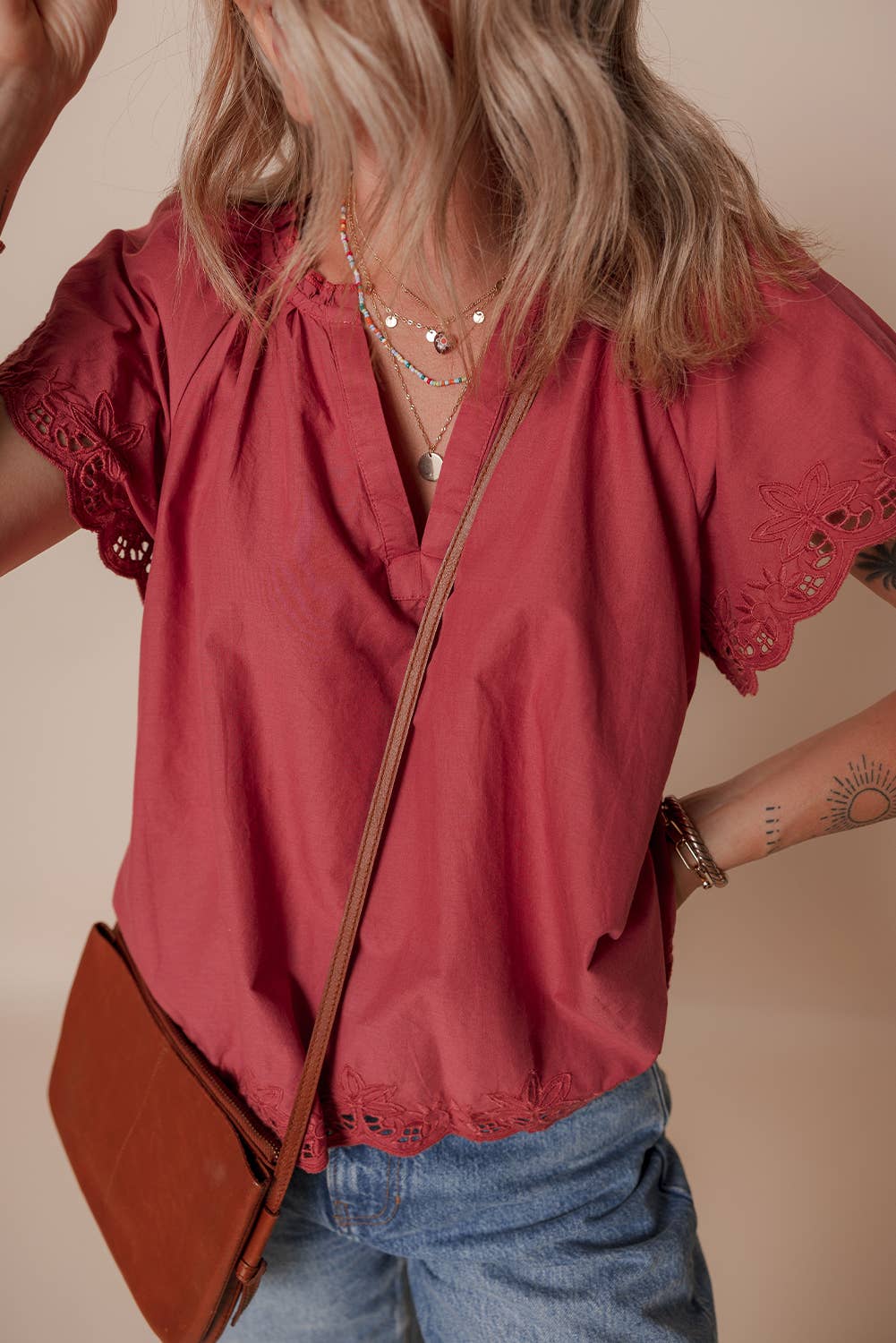 Floral Embroidered Blouse