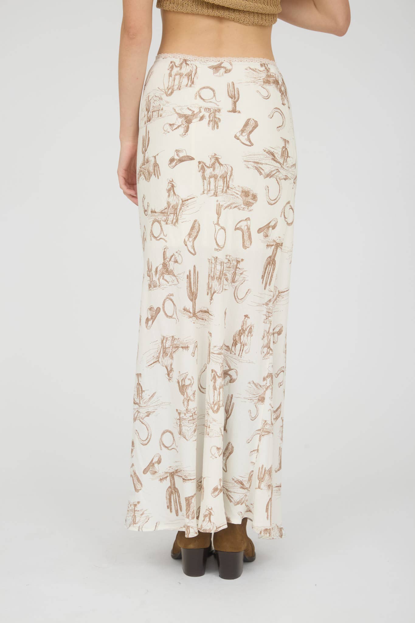 WESTERN MIDI SKIRT