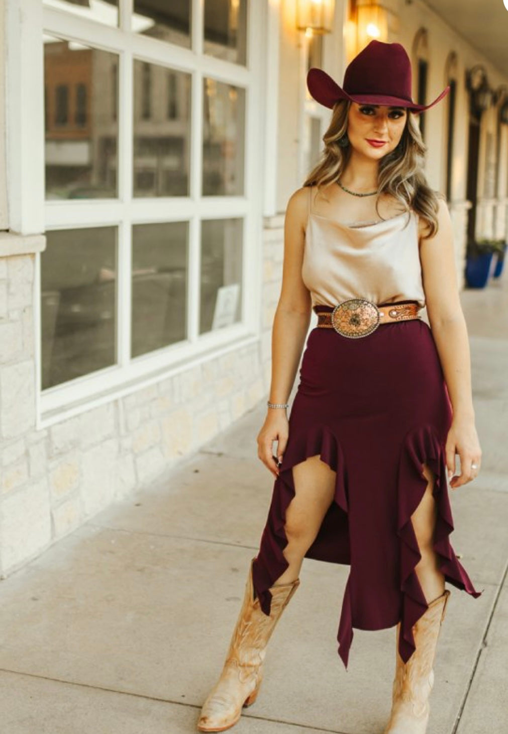 OUTLAW RUFFLE SKIRT