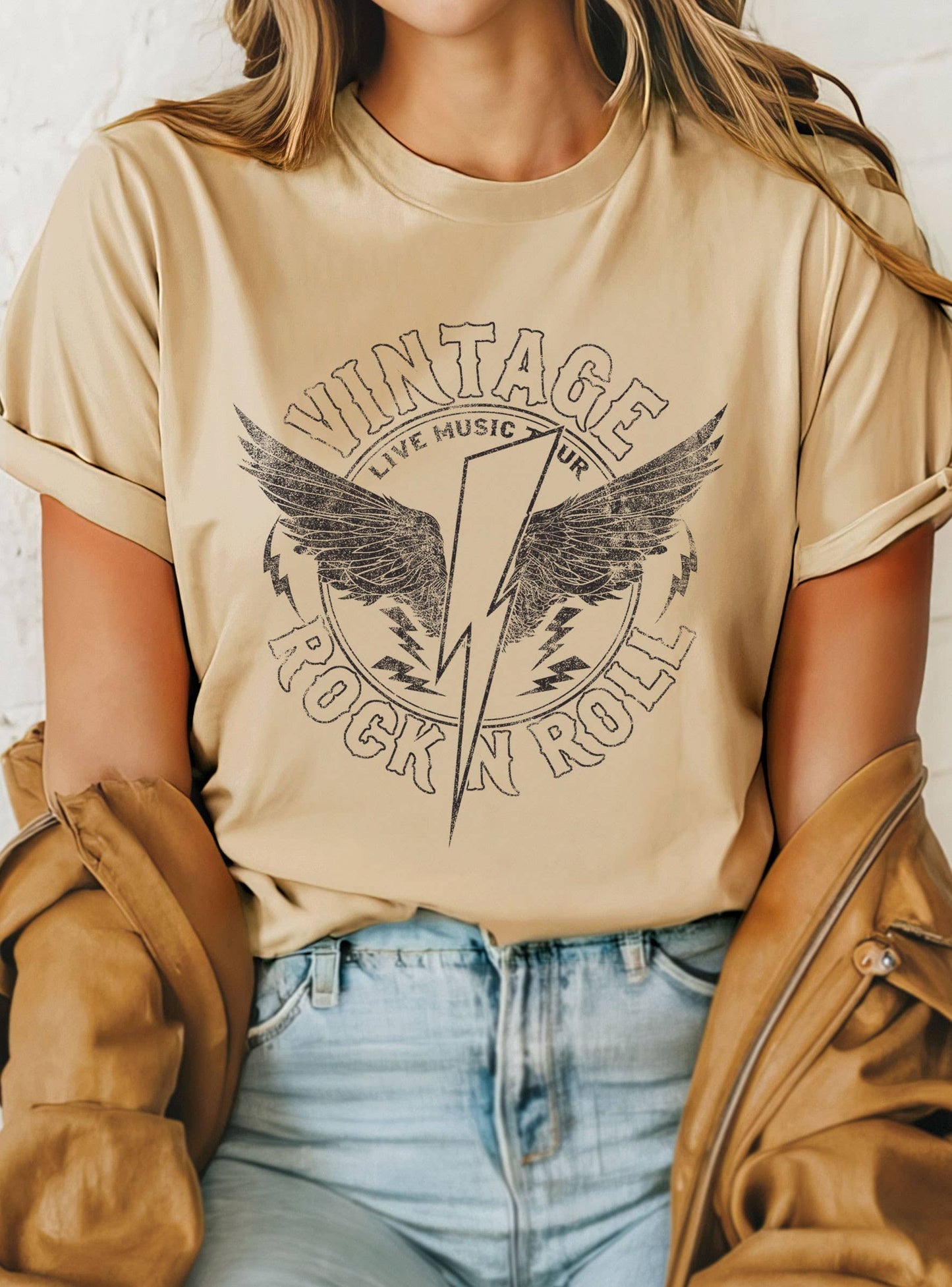 VINTAGE ROCK AND ROLL GRAPHIC