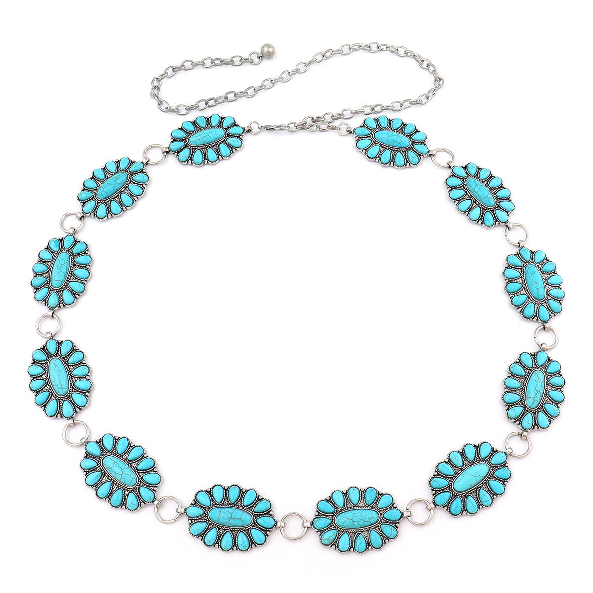 Round Turquoise Concho