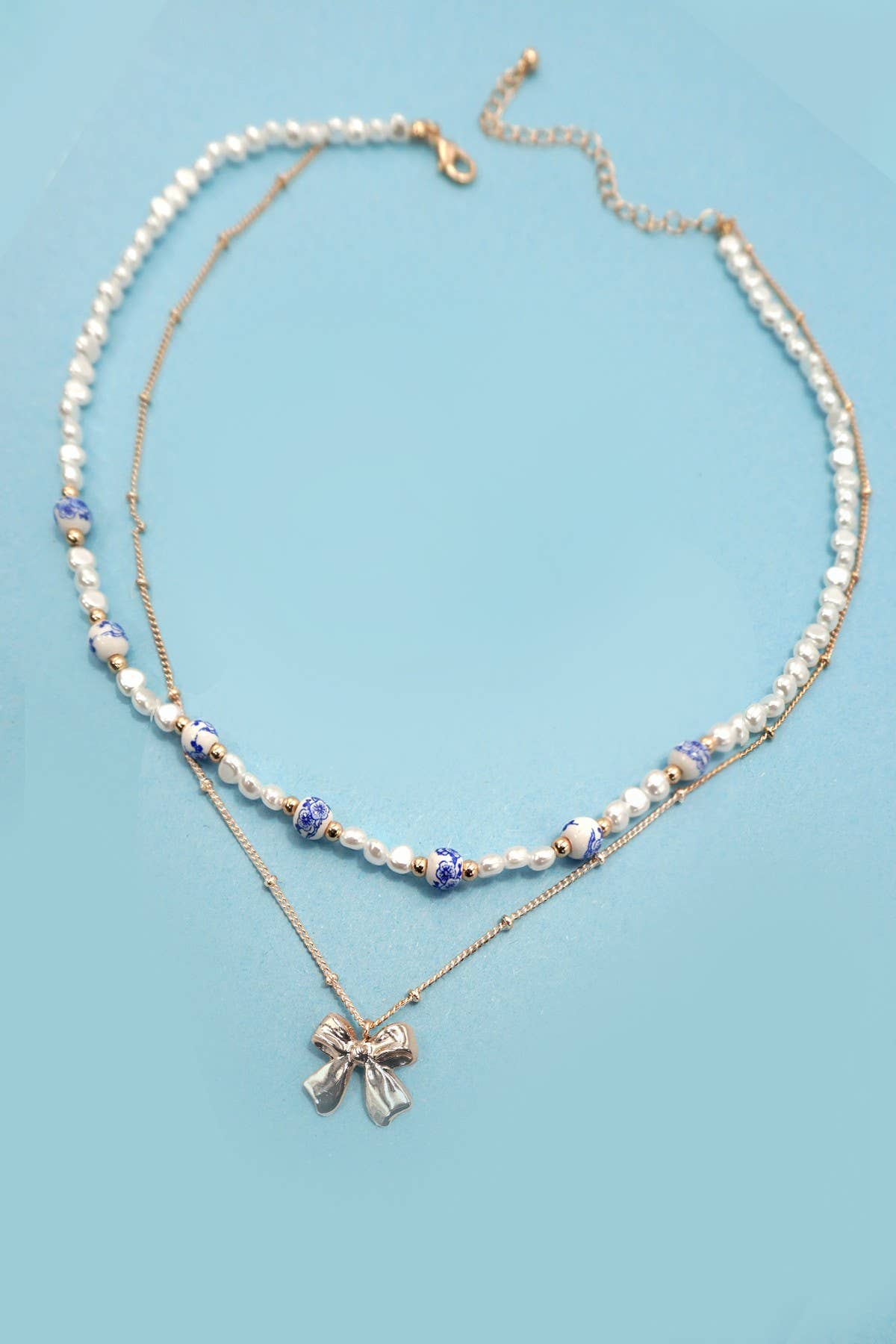 Ceramic Porcelain Pearl Bow