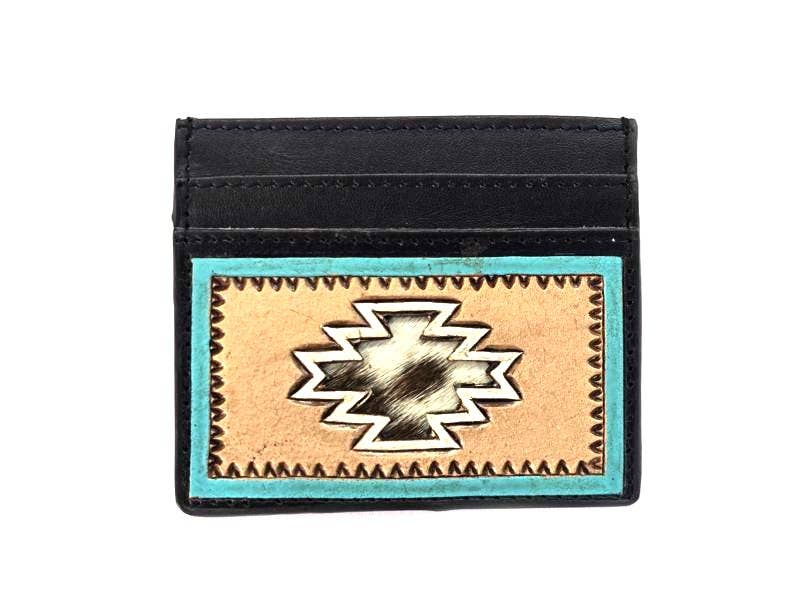 Western Tooled Genuine Leather Card Holder