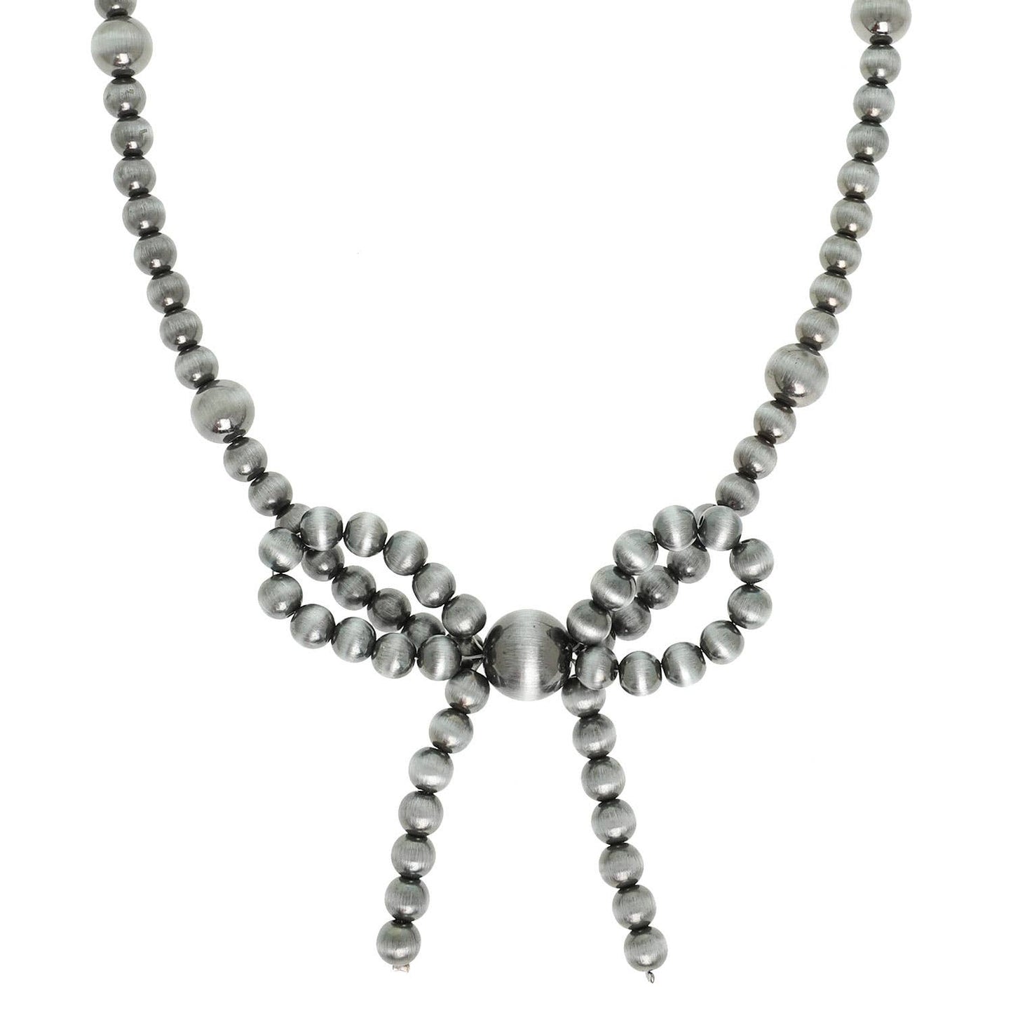 Bow Knot Pearl Necklace