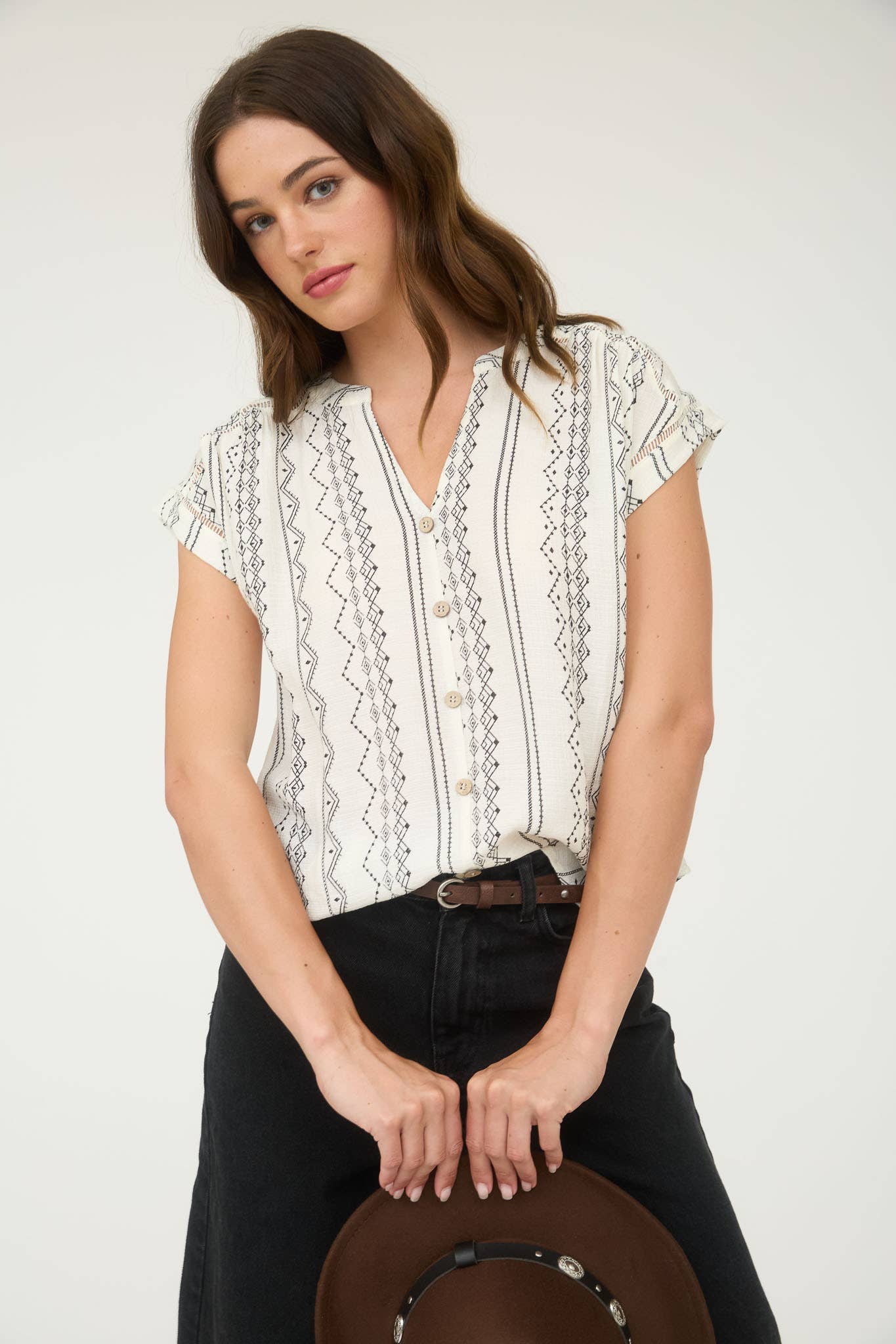 GEO TRAIL BLOUSE