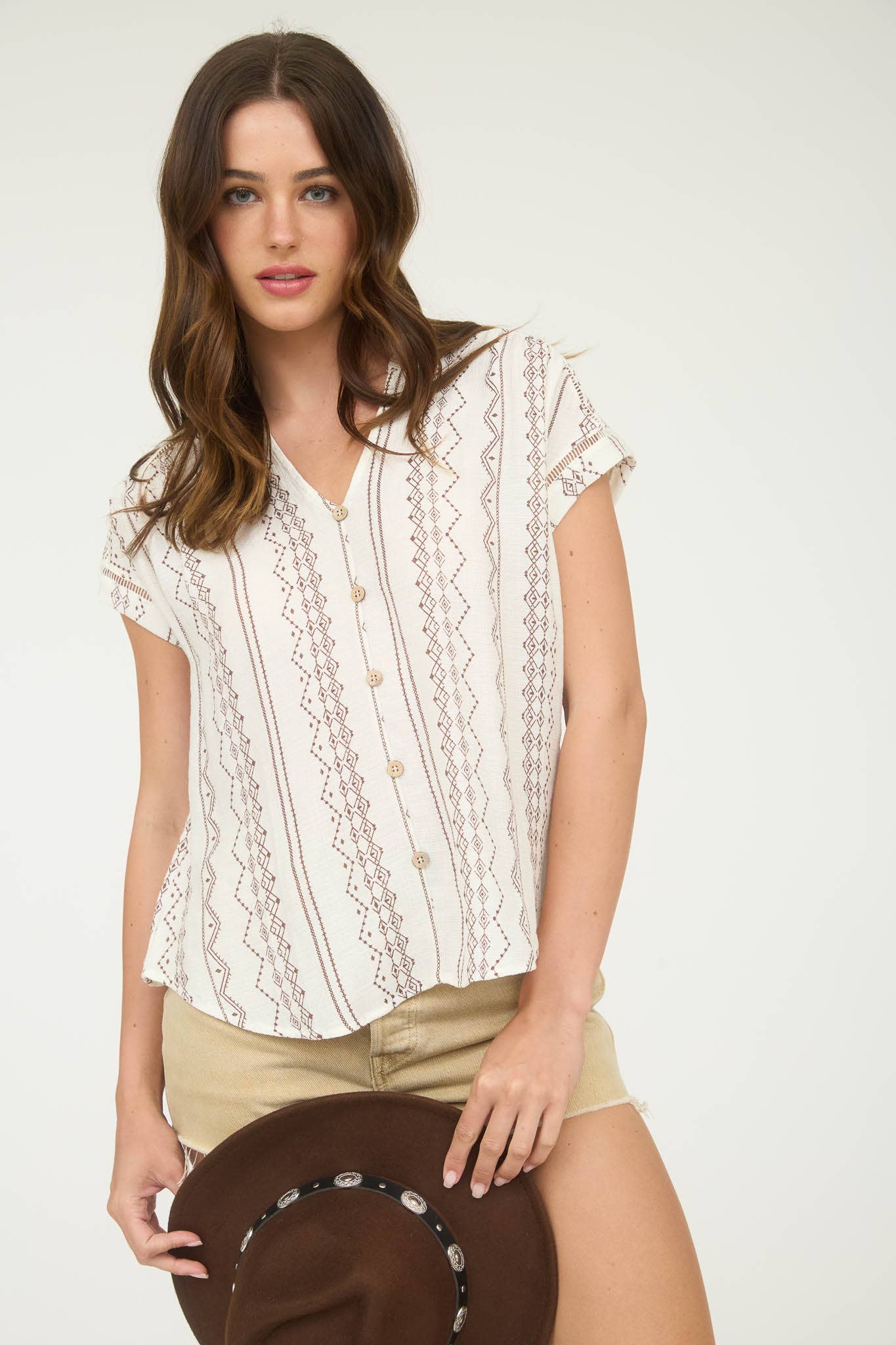 GEO TRAIL BLOUSE