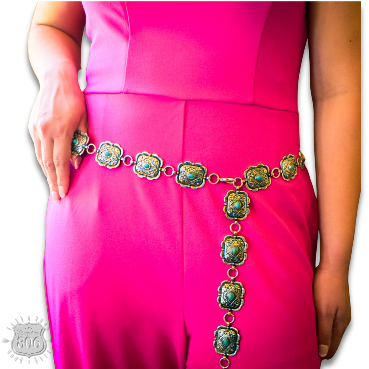 Scalloped Concho Belt