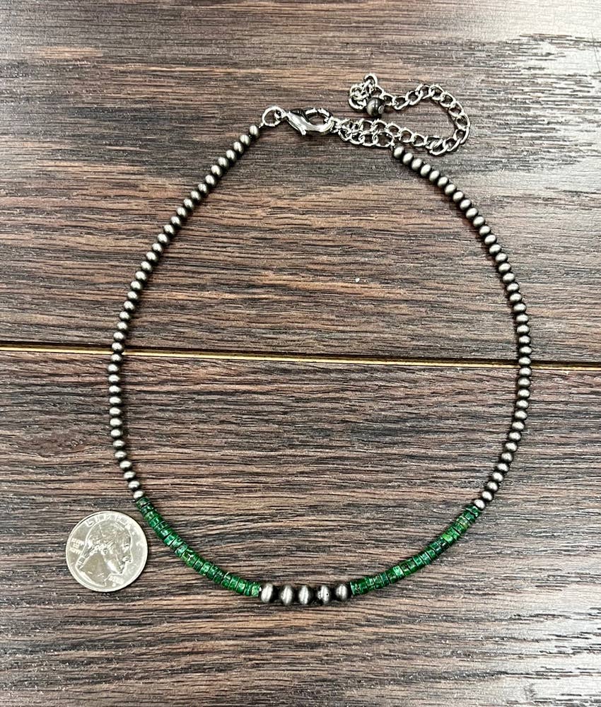 15" 4mm Gemstone Necklace
