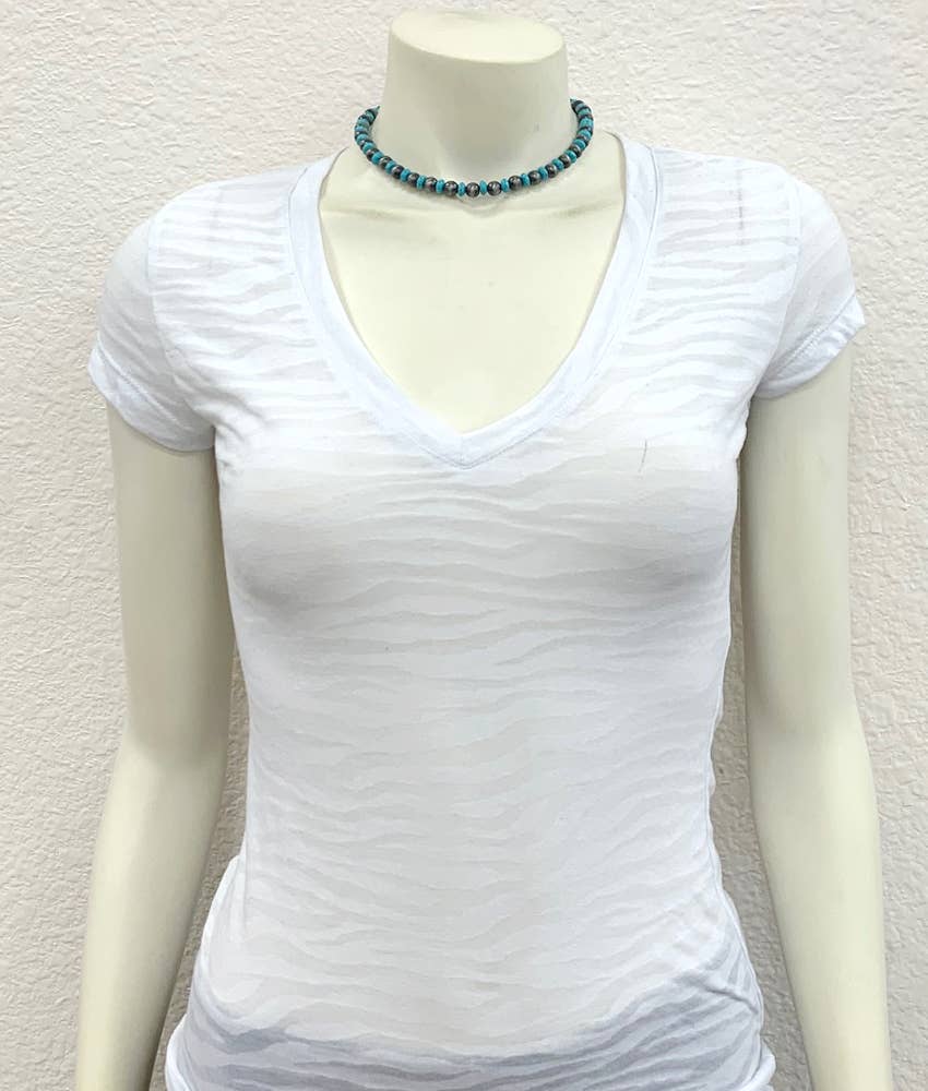 15" 8mm Bead Necklace