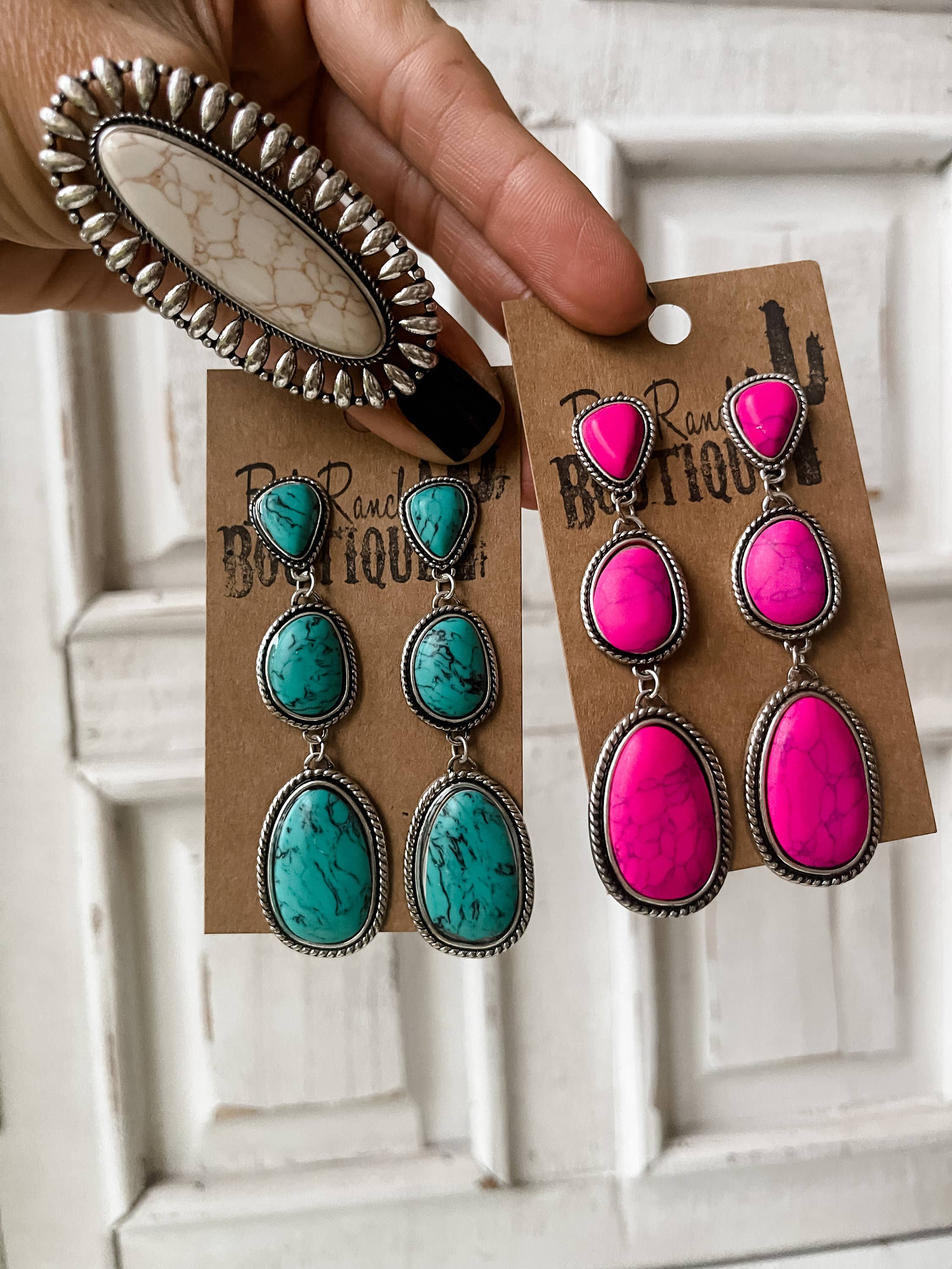 3 TIERED EARRINGS