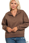 Cowboy Coffee Half Zip
