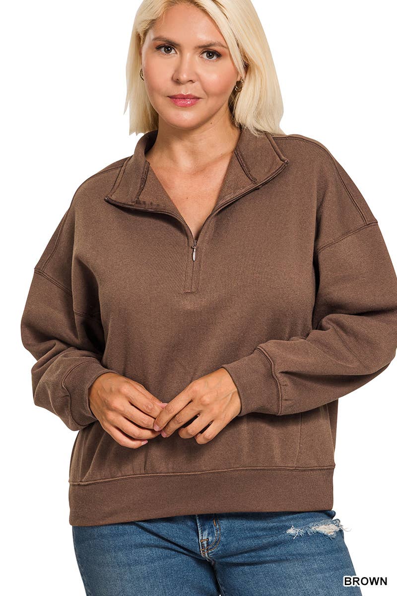 Cowboy Coffee Half Zip