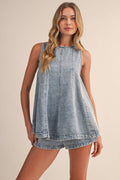 DENIM DAYDREAM TOP