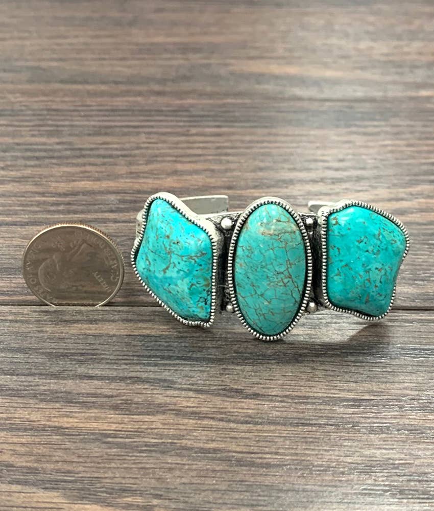 Big! Turquoise Cuff Bracelet