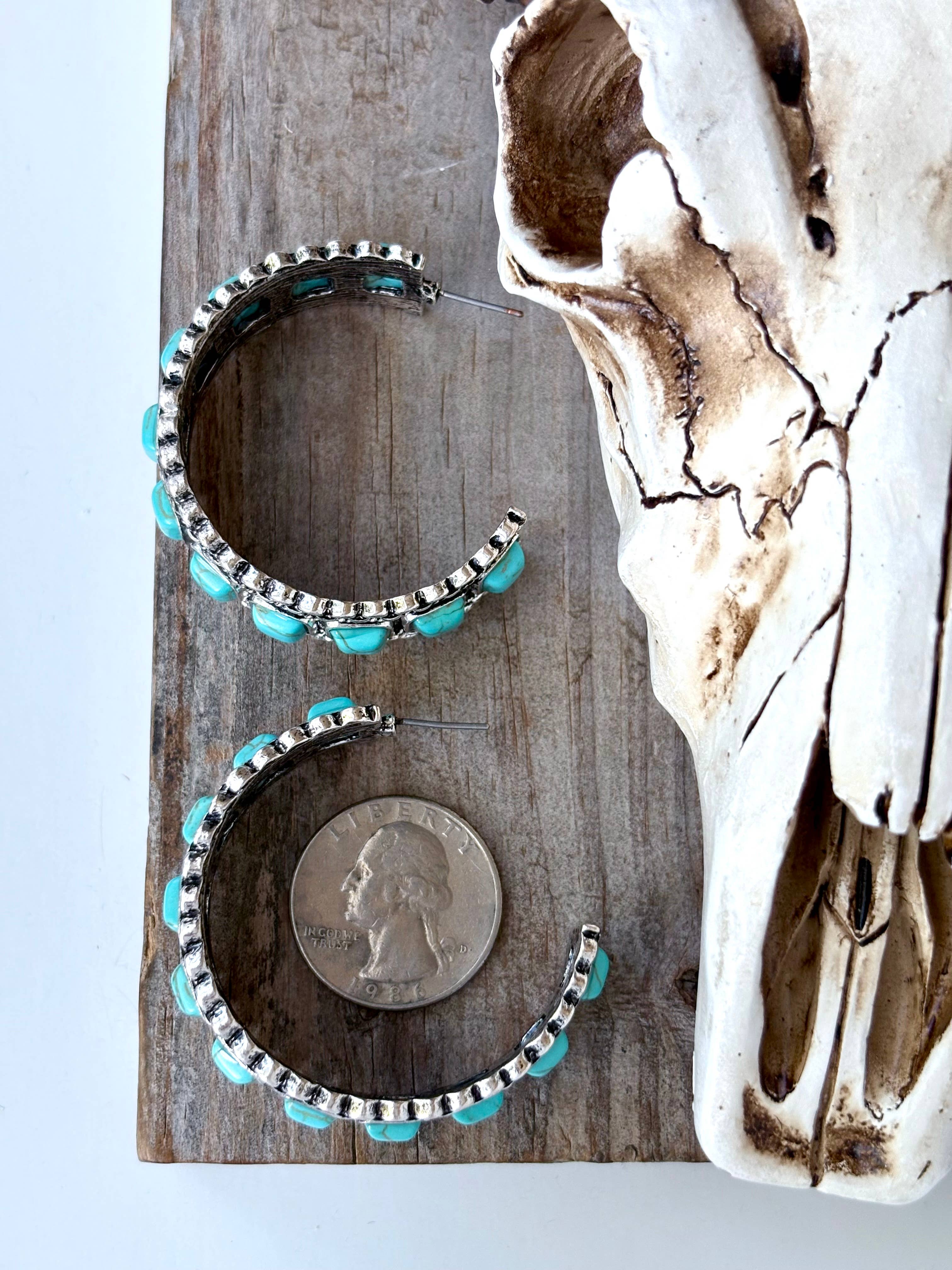OPEN HOOP EARRINGS