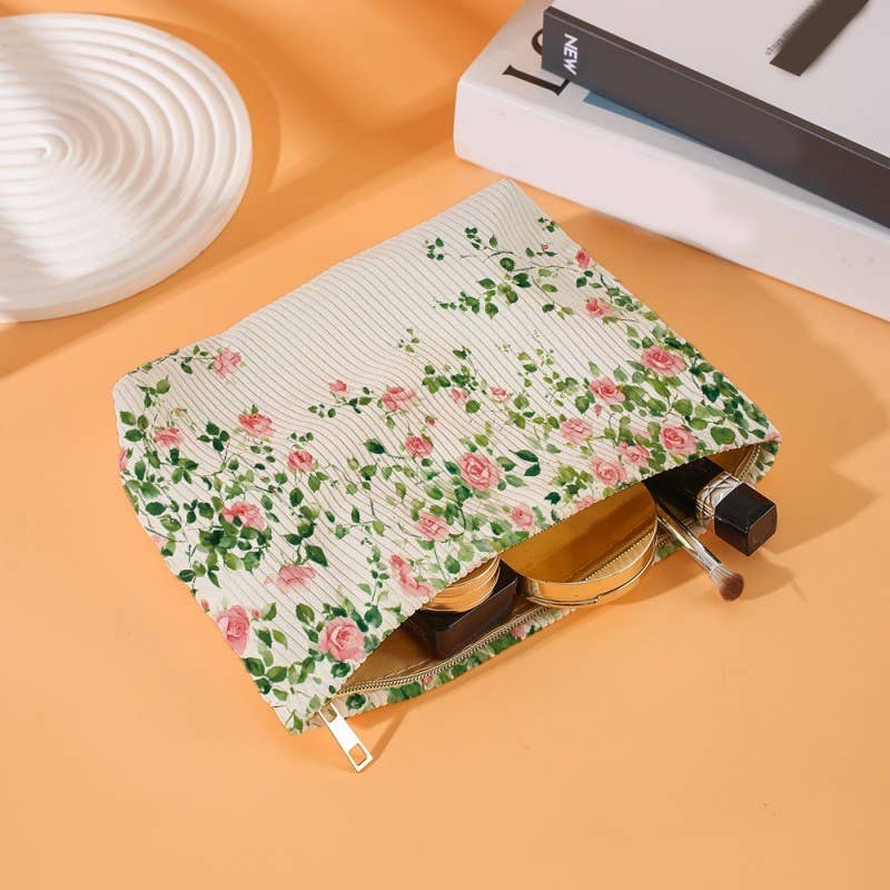 BOW CHERRY COSMETIC BAG
