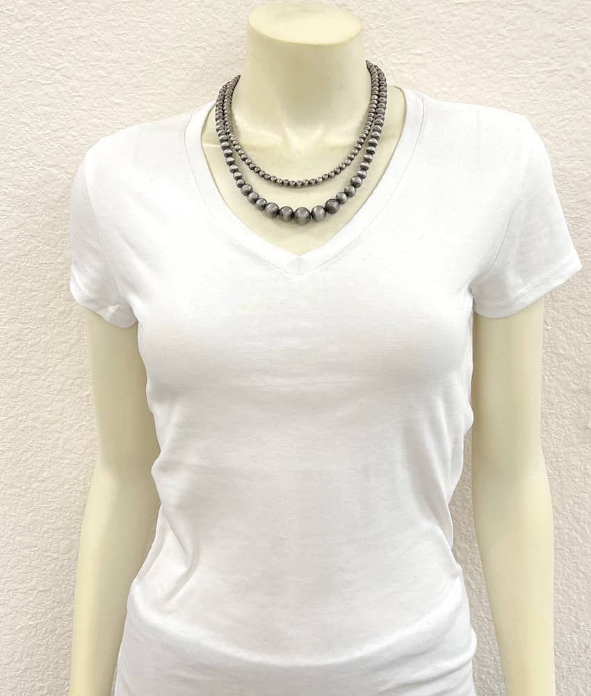 16" Western Bead 2Strand Necklace