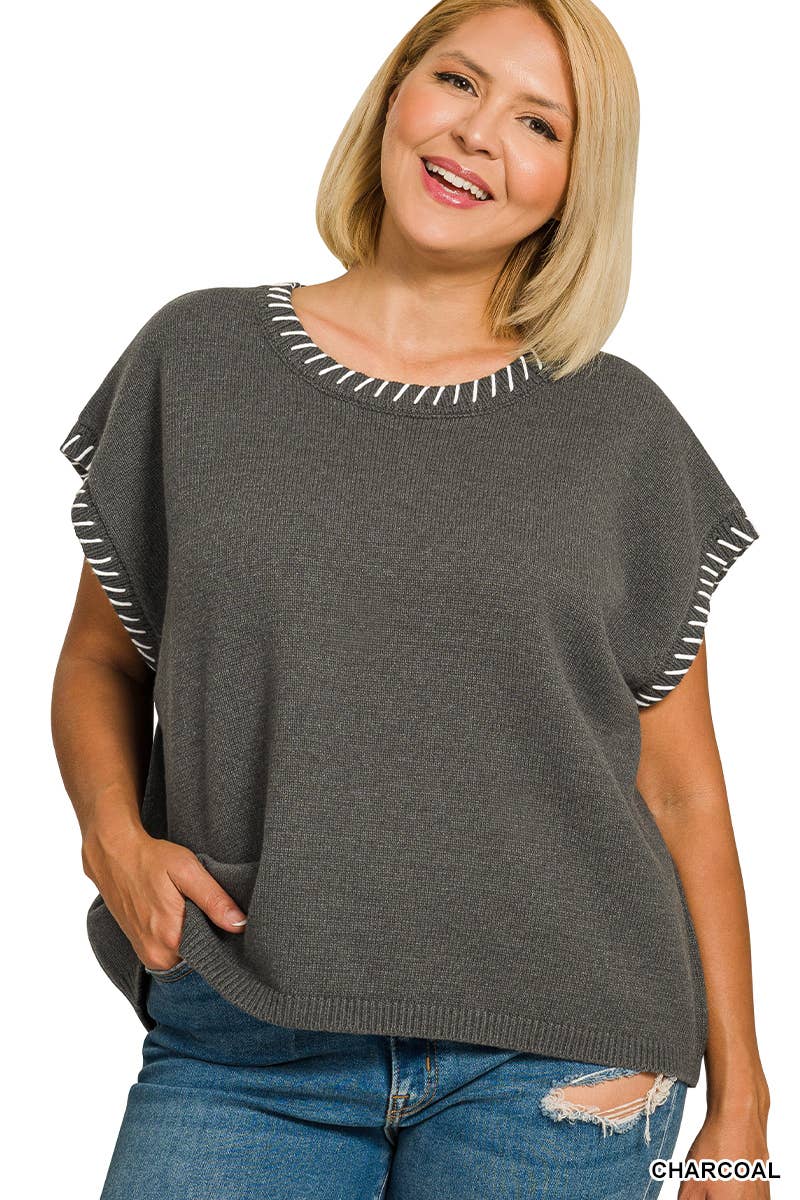 Off the Rails Sweater Vest