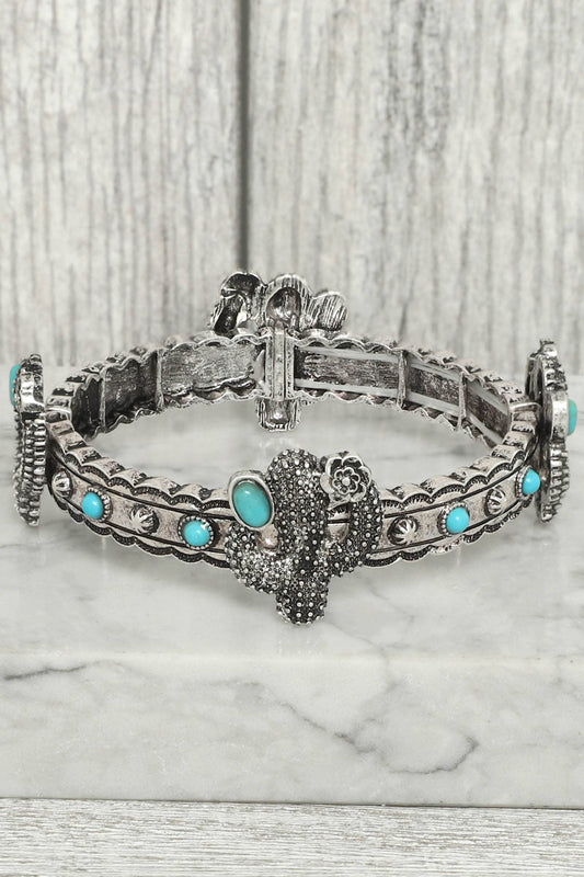 Cactus Concho Stretch Bracelet