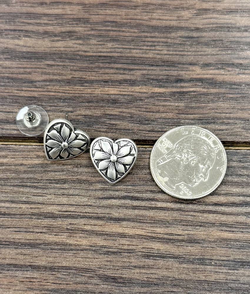 14mm Western Stud Earrings