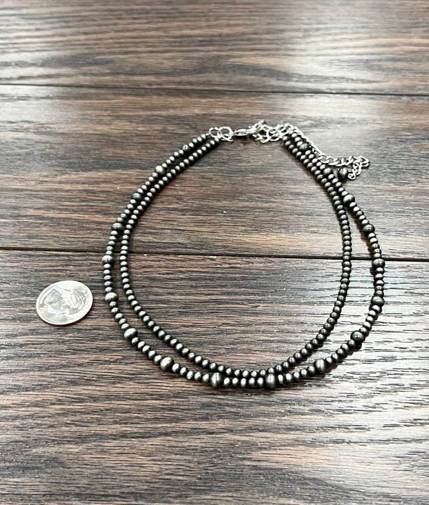 16" Bead 2Strand Necklace