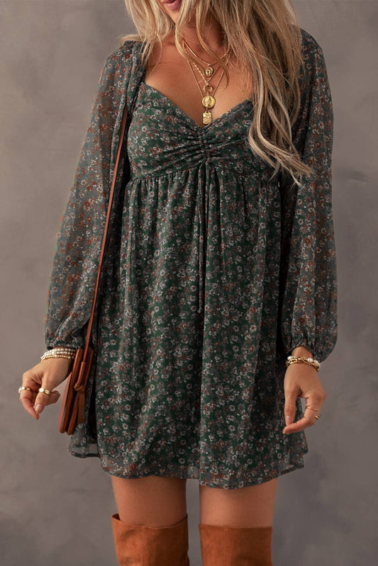 Floral Sweetheart Dress