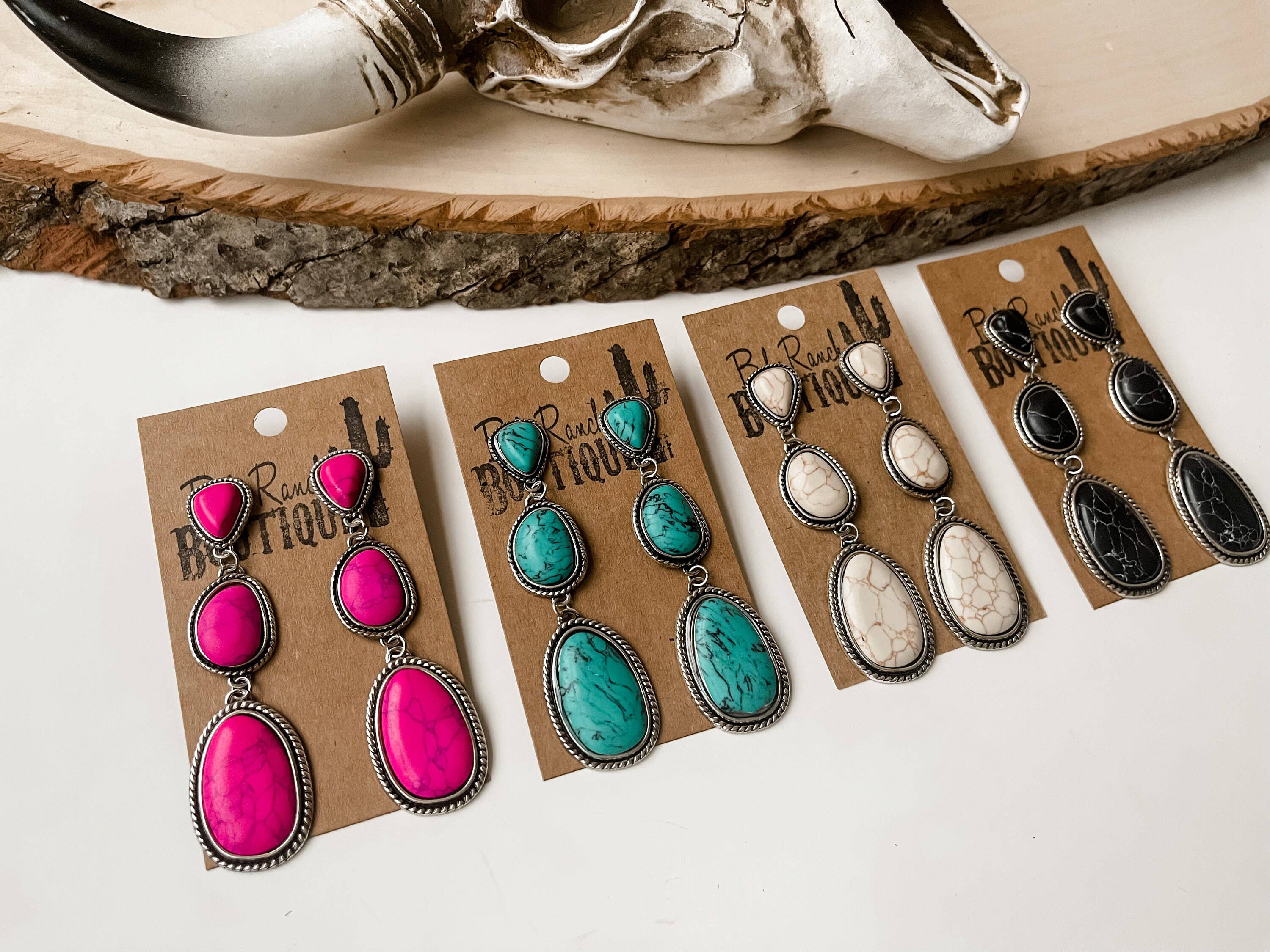 3 TIERED EARRINGS