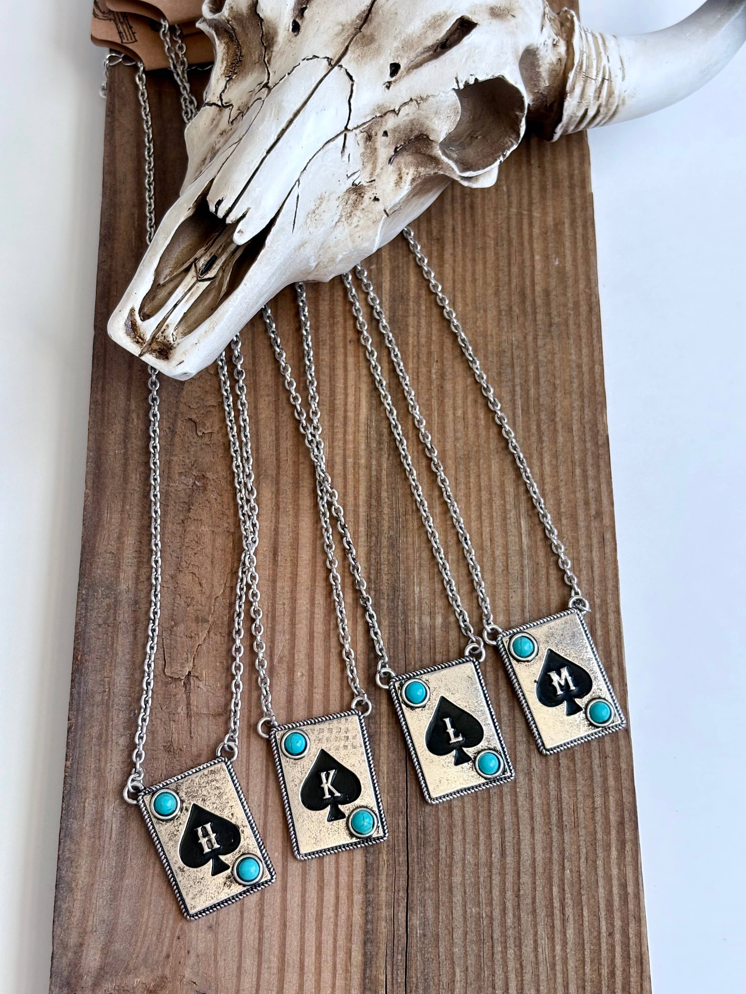 Initial Ace Necklace