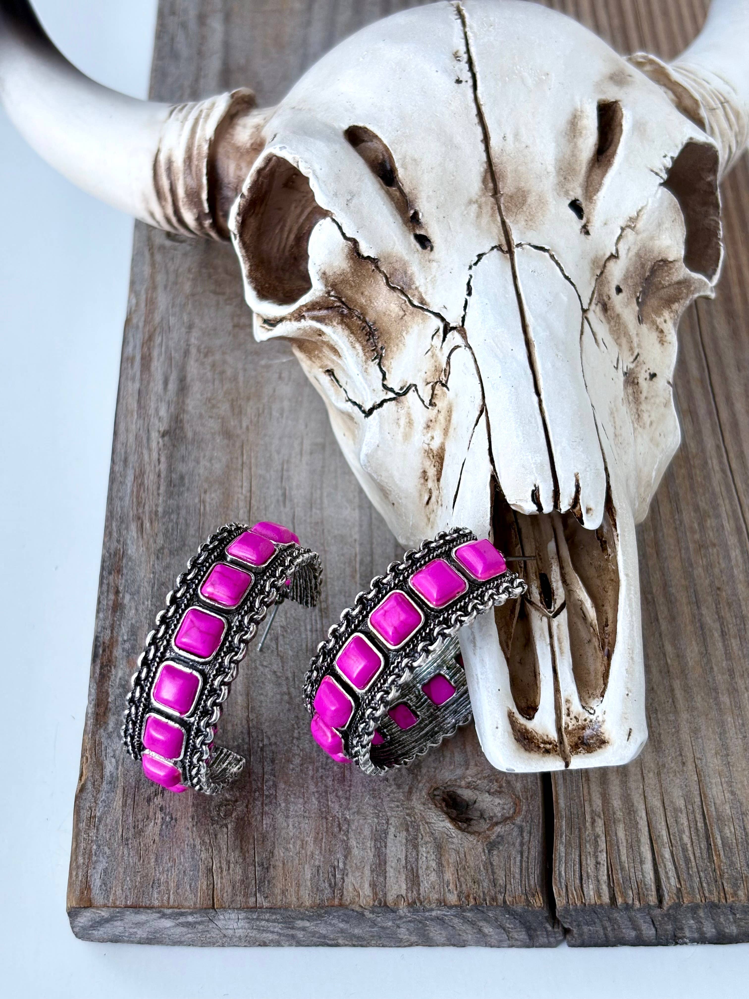 OPEN HOOP EARRINGS