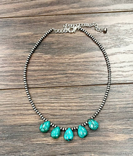 Handmade 17" Navajo Necklace