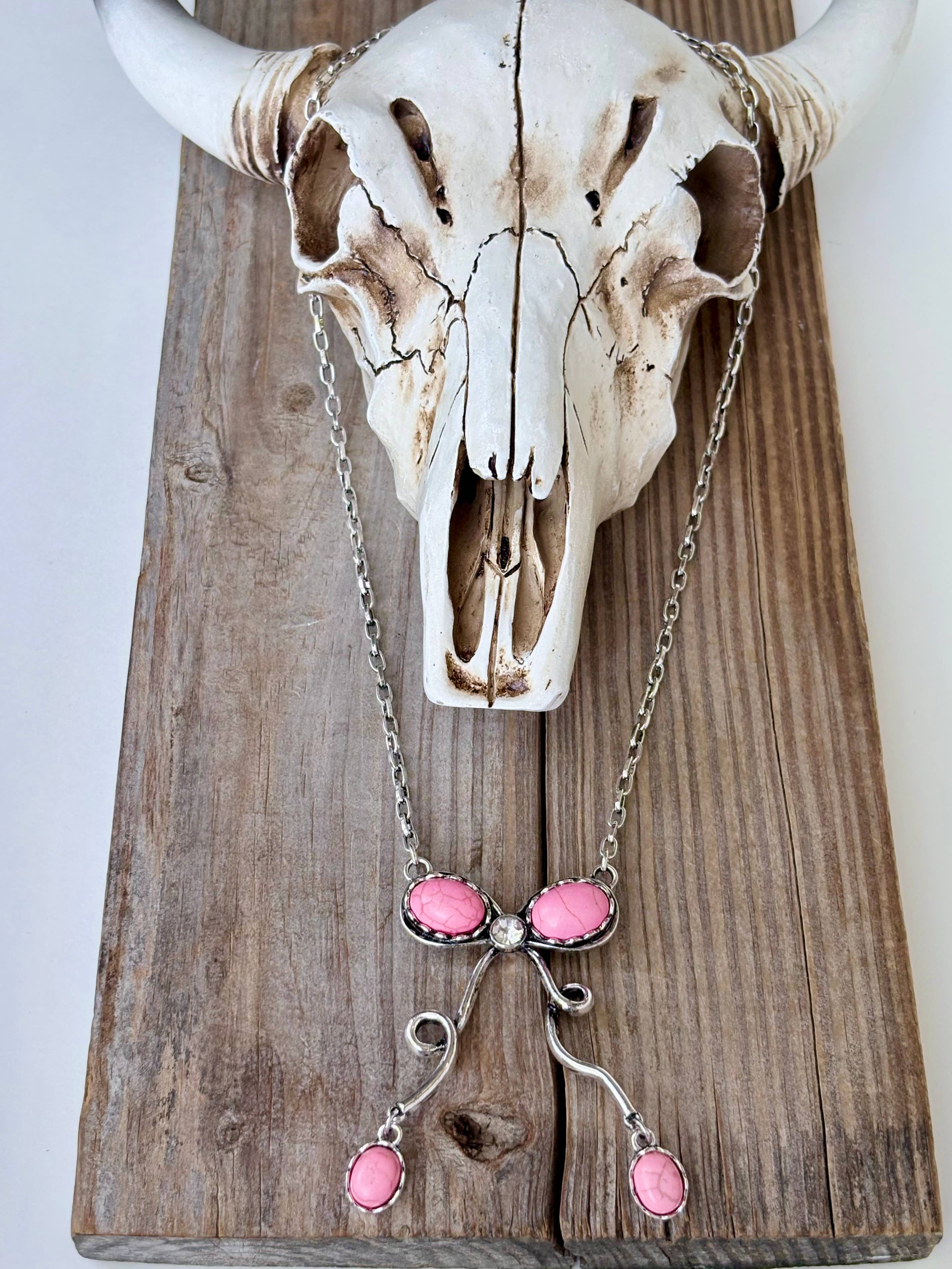 Coquette Bow Pendant Necklace