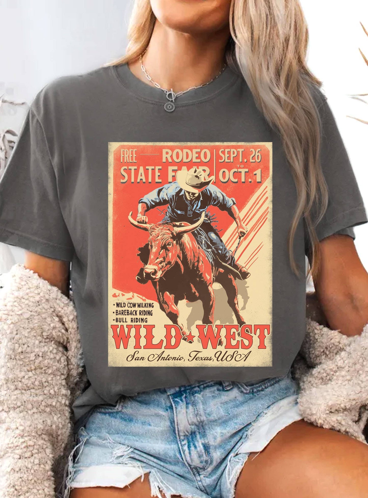 WILD WEST RODEO GRAPHIC TEE