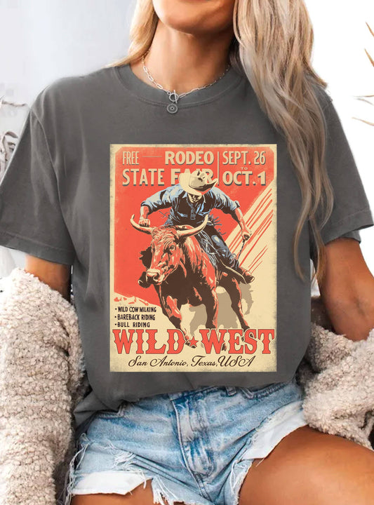WILD WEST RODEO GRAPHIC TEE