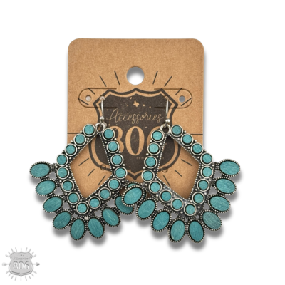 Turquoise Chandelier Earrings