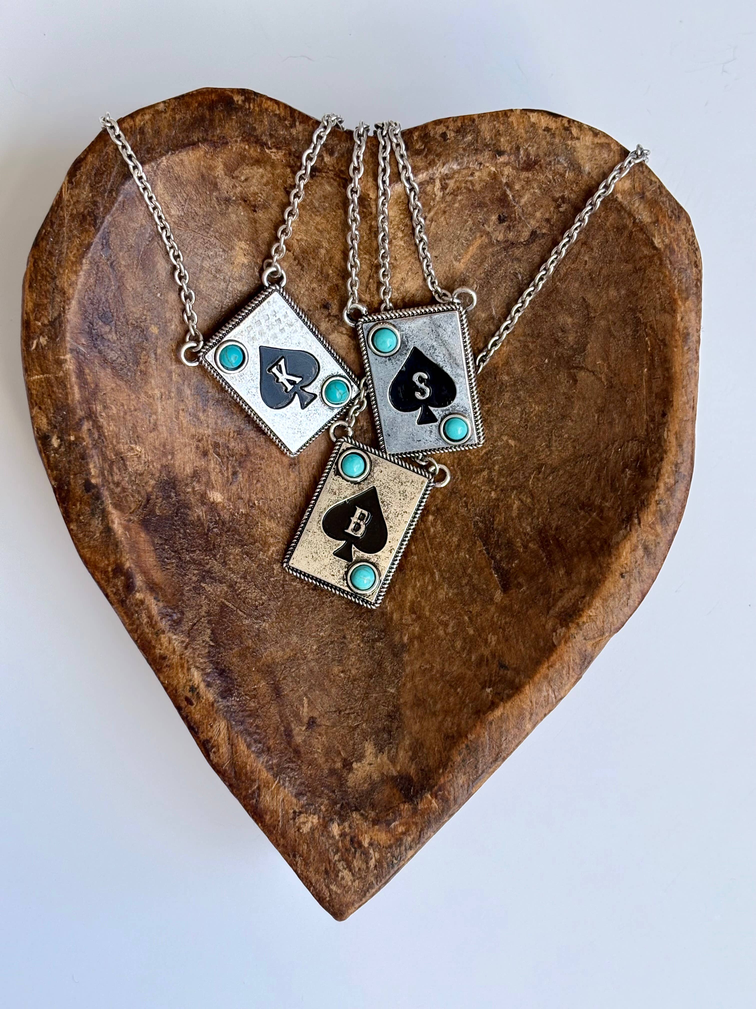 Initial Ace Necklace