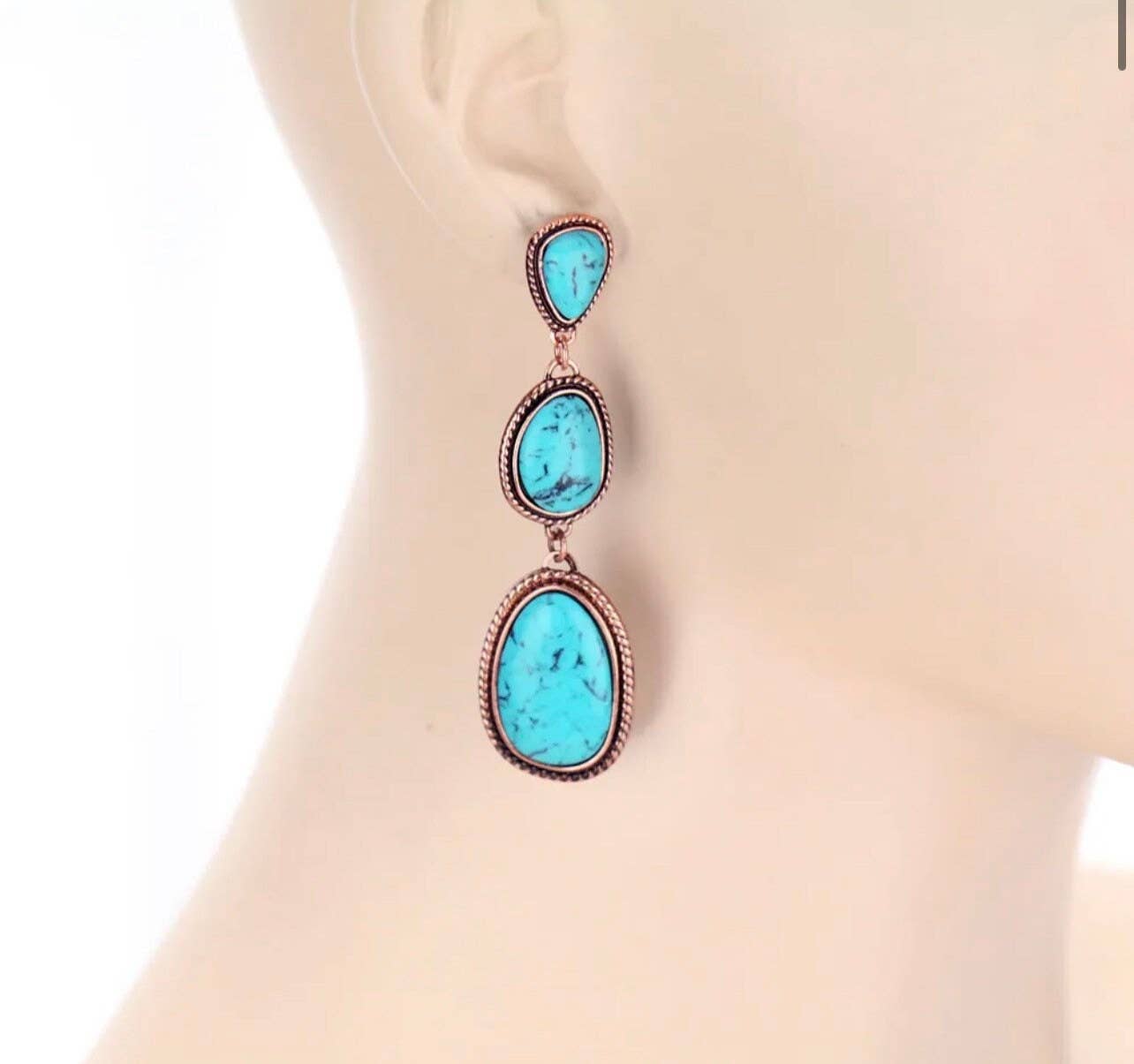 3 TIERED EARRINGS