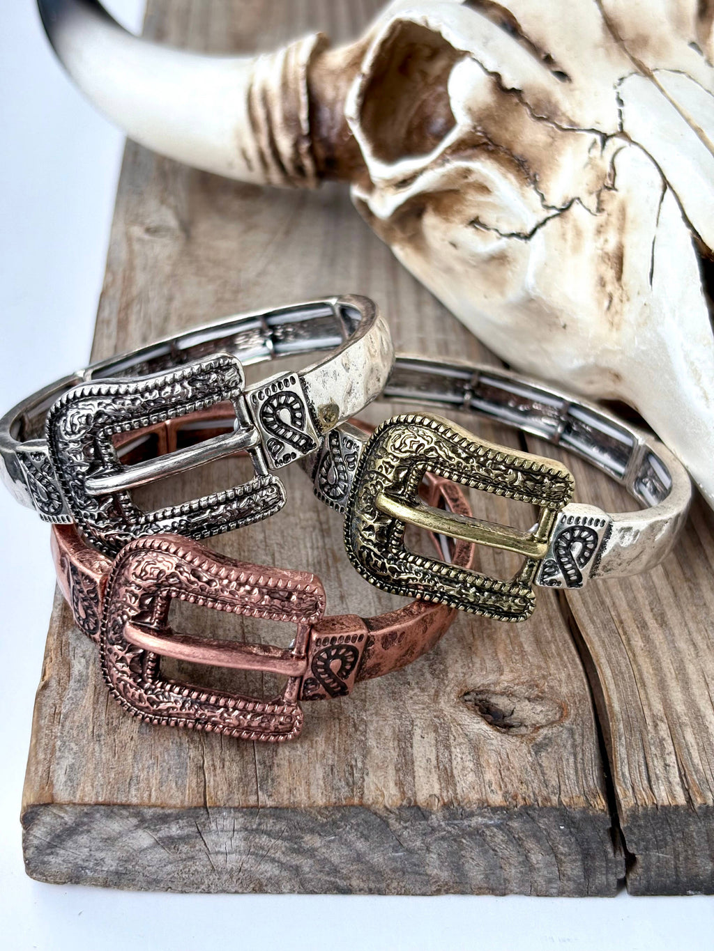 BELT BUCKLE STRETCH BRACELET