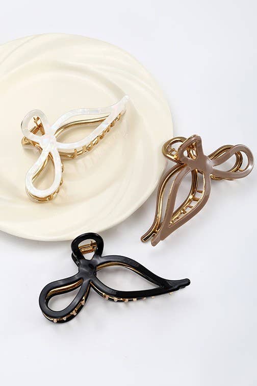 JUMBO BOW CLAW CLIPS
