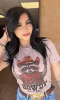 Raccoon Howdy Darlin' Graphic Tee