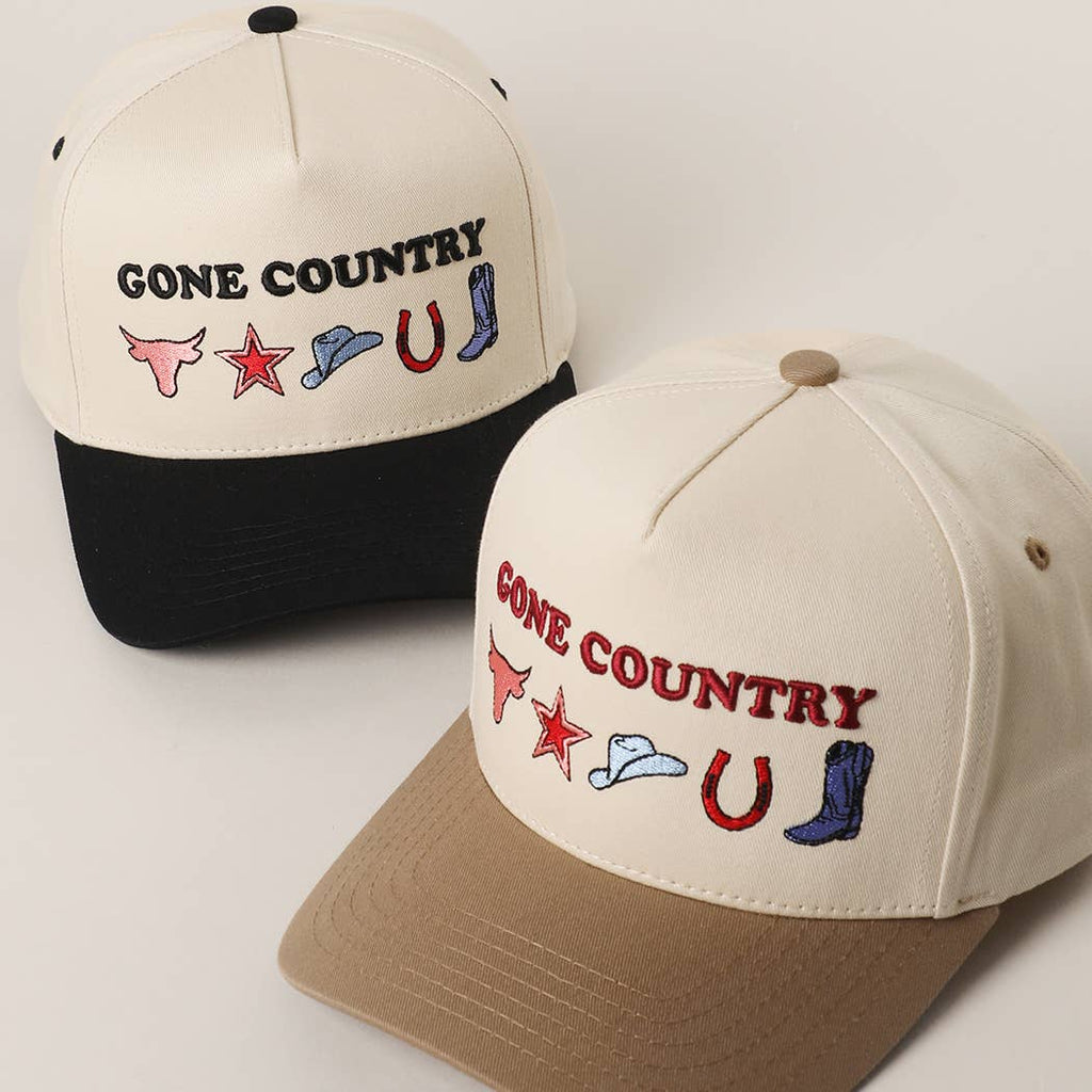 GONE COUNTRY TRUCKER HAT