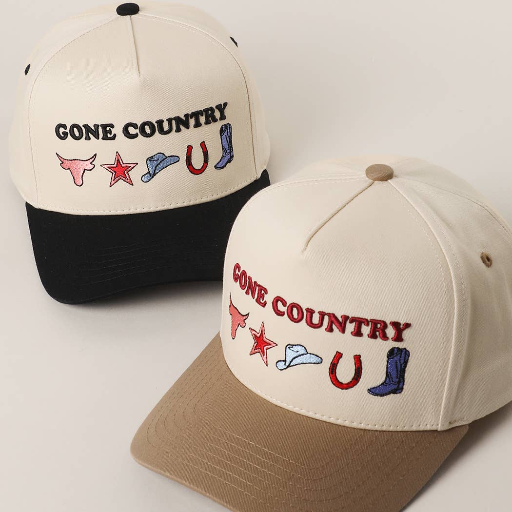 GONE COUNTRY TRUCKER HAT